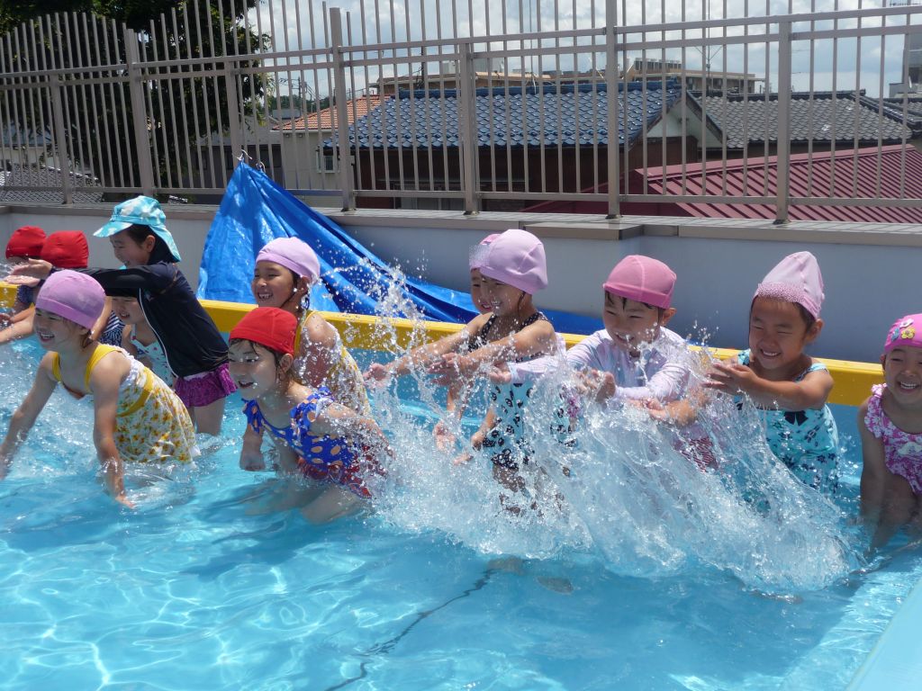 プール開き 全学年 神奈川県相模原市 みずほ幼稚園